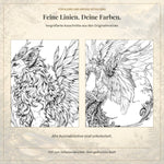 Fantastische Flugwesen - Band 1 - Digitale Version - Feohwynn Onlineshop - Malbuch