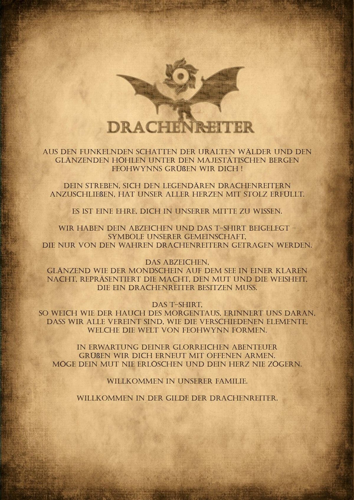 Beschreibung der limitierten Drachenreiter-Edition