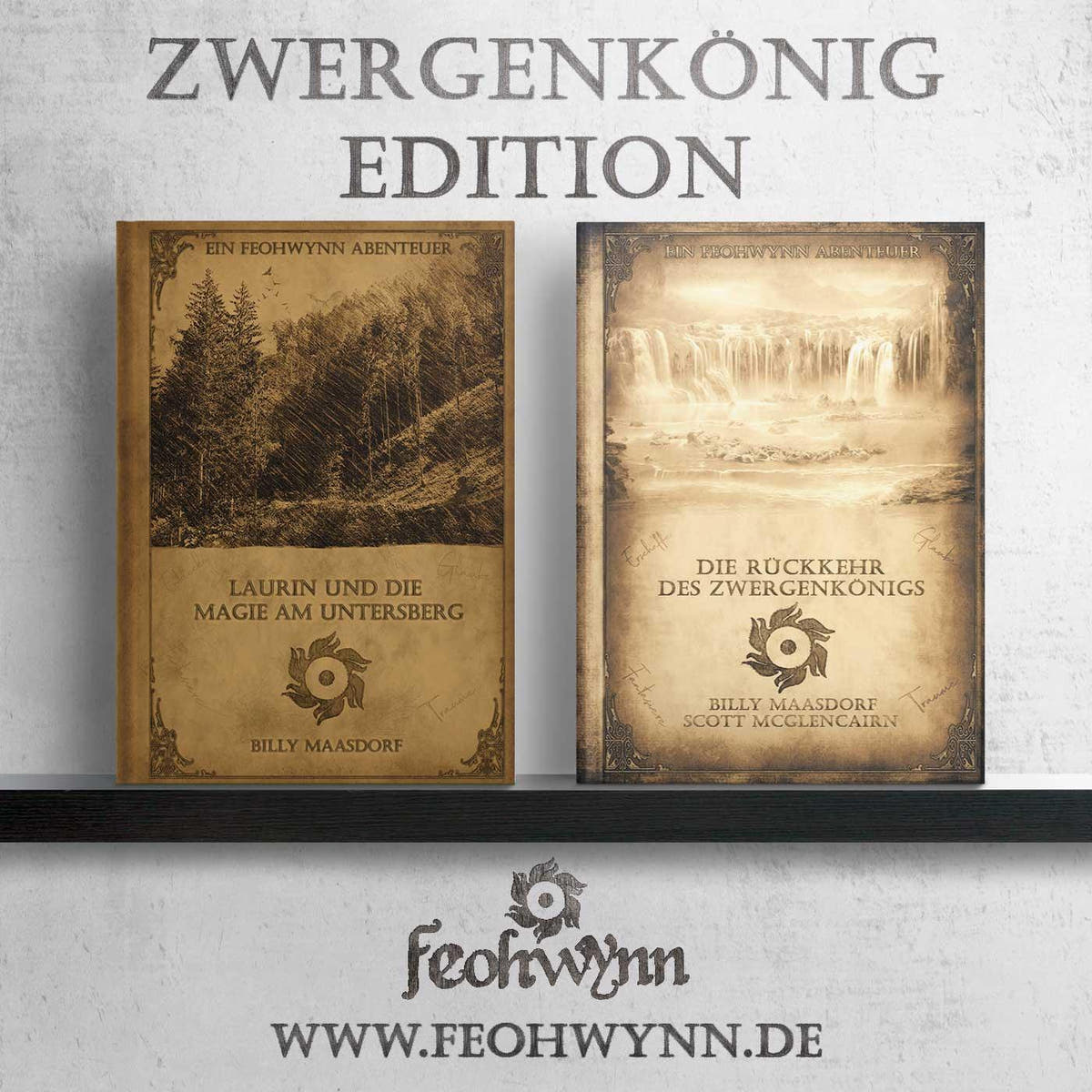 Zwergenkönig-Edition mit Laurin und Die Rückkehr des Zwergenkönigs als Hardcover