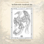 Fantastische Flugwesen - Band 1 - Digitale Version - Feohwynn Onlineshop - Malbuch