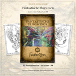 Fantastische Flugwesen - Band 1 - Digitale Version - Feohwynn Onlineshop - Malbuch
