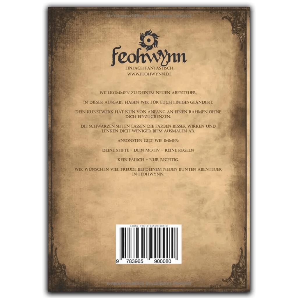 Fantastische Lebewesen - Band 1 - Feohwynn Onlineshop - Malbuch