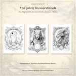 Fantastische Lebewesen - Band 1 - Digitale Version - Feohwynn Onlineshop - Malbuch