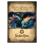 Cover des Malbuchs Fantastische Waldwesen mit zwei farbigen Fabelwesen