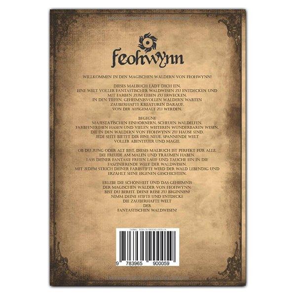 Fantastische Waldwesen - Band 1 - Ein Feohwynn Malbuch für Alle - Feohwynn Onlineshop