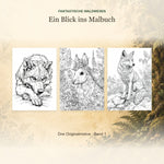 Fantastische Waldwesen – Rechtshänder - Feohwynn Onlineshop - Malbuch