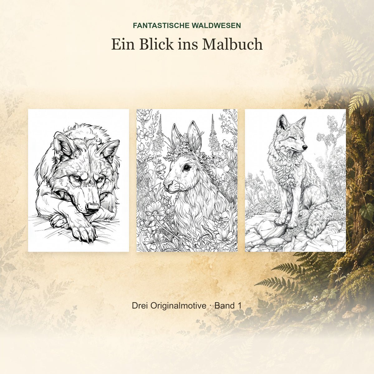 Fantastische Waldwesen – Linkshänder