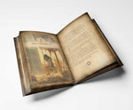Geöffnetes Hardcover Die Rückkehr des Zwergenkönigs mit illustriertem Kapitelanfang