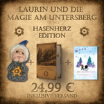 Hasenherz-Edition mit Filzfigur, Buch und Finns Reise zum Nordpol