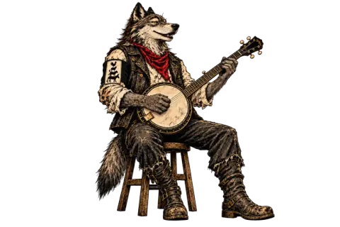 Der ruhige Wolf