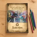 Fantastische Flugwesen – Rechtshänder - Feohwynn Onlineshop - Malbuch