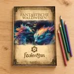 Fantastische Waldwesen – Rechtshänder - Feohwynn Onlineshop - Malbuch